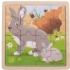 Bigjigs Toys Puzzle králik so zajačikom
