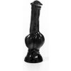Animals Wild Donkey, čierne vinylové dildo – somár 30 x 4,2–6 cm