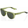 100% slnečné okuliare SLENT, 100% - USA (šedé/zelené sklo)