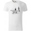 Medveď hory - Tričko z organickej bavlny - 3XL ( Biela )