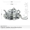 Čajové cedítko Konvička 6x3cm