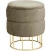 Úložná taburetka ELZA béžová