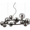Ideal Lux 271385 PERLAGE závesné svietidlo 14xG9 D850mm čierna, dymová