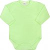 Dojčenské body celorozopínacie New Baby Classic zelené, veľ. 50