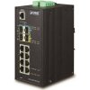 Planet IGS-5225-8T2S2X priemyselný switch, 8x1Gb, 2x1Gb SFP, 2x10Gb SFP+, dual 12-48VDC, -40~75°C, IP30