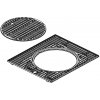 Liatinový rošt s kruhom - 2021 BBQ - lesklý