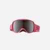 WEDZE Lyžiarske/snowboardové okuliare G 500 S3 do jasného počasia ružové L