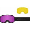 Giro Dámské zimní brýle MOXIE BLACK STACKED (válcové) (zorníky AMBER PINK 19-42% S2 + YELLOW 80-99% S0)