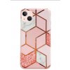 TopQ iPhone 13 Marble Pink