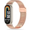 Tech-Protect Milanese remienok na Xiaomi Smart Band 8 / 9, rose gold