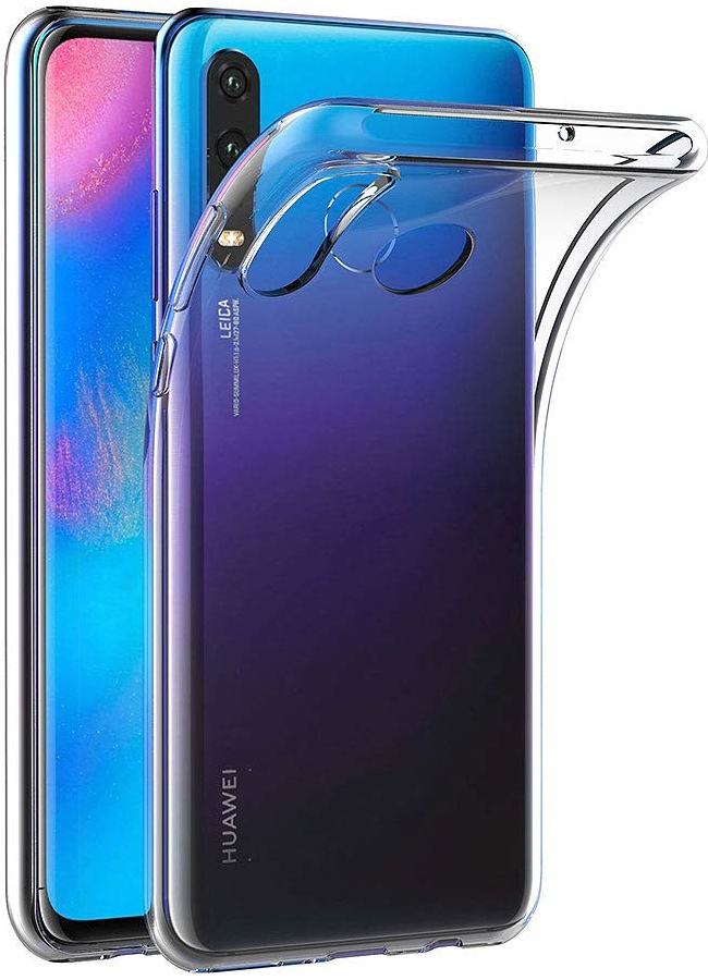 Púzdro Kisswill Shock TPU Huawei P30 Lite čiré