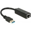 DeLock Adapter USB 3.0 > Gigabit LAN 10/100/1000 Mb/s - Sí?ový adaptér - USB 3.0 - Gigabit Ethernet 62616