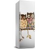 Foto tapeta na chladničku Sovy na vetve 60x180 cm