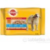 Mars PEDIGREE kapsička JUNIOR Multipack kura&ryža v želé hovädzie&ryža v želé 4x100g