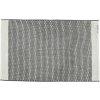 Čiernobiela textilná kúpeľňová predložka 50x80 cm Grid – Mette Ditmer Denmark