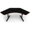 AROZZI herní stůl ARENA ANGELO Black/ rohový/ černý s červeným okrajem ARENA-ANGELO-BK