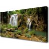 Obraz na plátne Vodopád rieka les príroda 100x50 cm