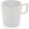 Moderný keramický hrnček na kávu, 300 ml, biela