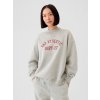 GAP Oversize mikina s logom Šedá XL Šedá Šedá