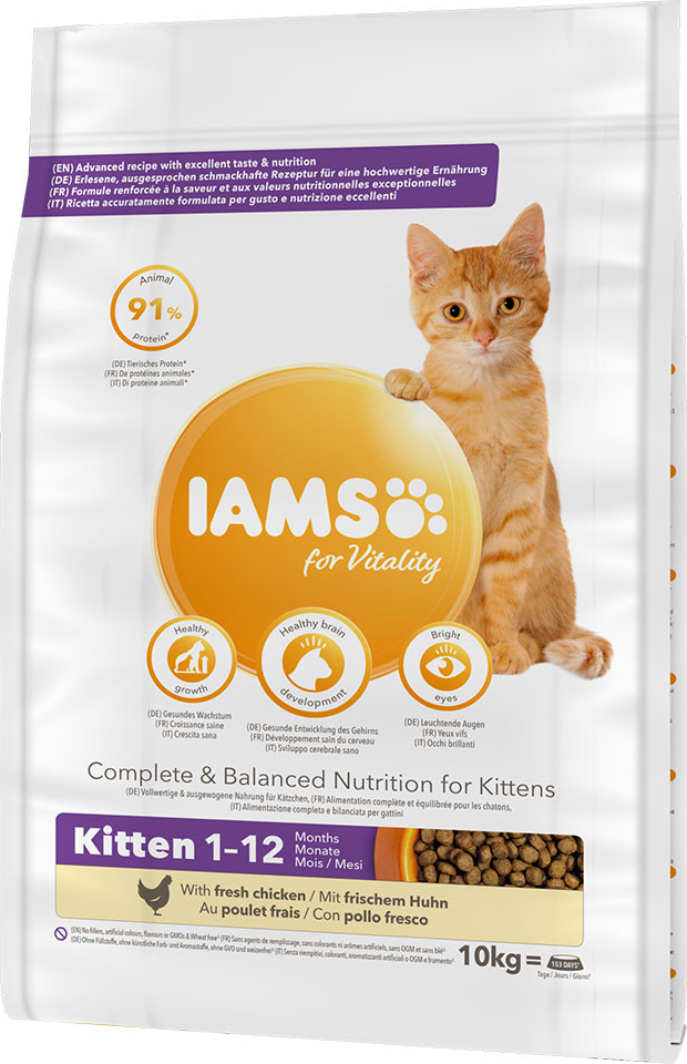 IAMS for Vitality Kitten Fresh Chicken 2 x 10 kg