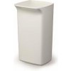 Odpadkový kôš s výklopným vekom, 40 l, plast, DURABLE Durabin, biela