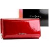 Pierre Cardin 02 LEAF-N 106 červená dámska lakovaná peňaženka 19 x 10 x 3 cm
