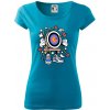 Lukostreľba komiks - Dámske tričko Pure - M ( Svetlý tyrkys )