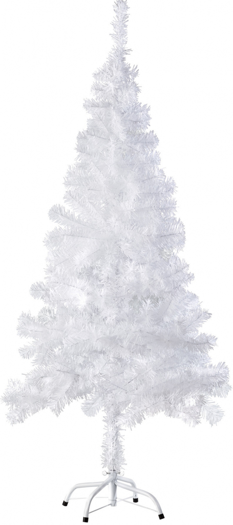 tectake 402818 umelý vianočný stromček 150 cm 310 končeky biele