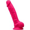 Silexd - Model 1 Realistic Penis Premium Silexpan Silicone Fuchsia 23 cm