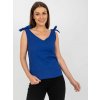 Rue Paris top Azah temno modra