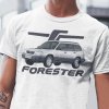 Tričko s potlačou SUBARU FORESTER Pánsky Biela XL