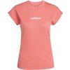adidas Dámske tričko ESSENTIALS LINEAR SINGLE lososová biela