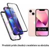 Luxria Double Glass Magnetic - Čierne presklené magnetické púzdro pre iPhone iPhone: 13 mini