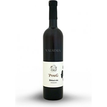 Pereg Slivkové víno 9,5% 0,75 l (čistá fľaša)