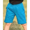 Jožánek Dětské kraťasy s kapsami tmavý tyrkys