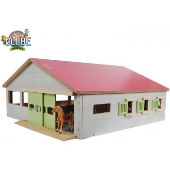 Kids Globe Horse stajňa pre kone 62x56x26 cm 1:32