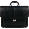 Aktovka REAbags 7253-TR - černá / nikl - 15 L