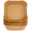Berdsen 364904 Papierové vložky do fritéz na horúci vzduch, 16 x 16 cm, 100 ks