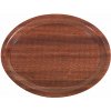 CONTACTO Tácka drevená protišmyková, oválna 260x200x13 mm | CONTACTO, 3503/260