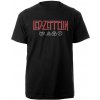 Led Zeppelin Tričko Logo & Symbols Unisex Black 2XL