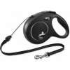 Vodítko Flexi Classic New lanko M čierne 8m