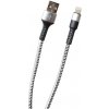 mobilNET Lightning strieborný 2A (TPU) 1M kábel (E) KAB-0119-USB-LIGHT