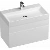 Ravak Natural skrinka 80x45x45 cm závesná kúpeľňová skrinka pod umývadlo biela X000001052
