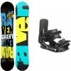 Raven Gravy junior mini detský snowboard + Hatchey Tactic Junior viazanie - 125 cm + EU 33-39