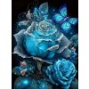 Norimpex Diamantová maľba Modrá ruža 30 x 40 cm 1-39 dielov