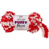 Alize Puffy More Červeno-krémová 6286