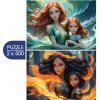 Alipson Puzzle - Puzzle 2x500 Voda a oheň - zbierka Matky a dcéry - 500 dielov