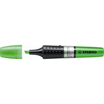 Zvýrazňovač, 2-5 mm, STABILO "Luminator", zelená