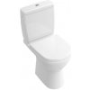 Villeroy & Boch O.novo - WC kombi misa Compact, zadný odpad, DirectFlush, CeramicPlus, alpská biela 5689R0R1