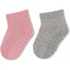 STERNTALER Ponožky protišmykové krátke ABS 2ks v balení ružová dievča veľ. 22 12-24m 8102330-748-22